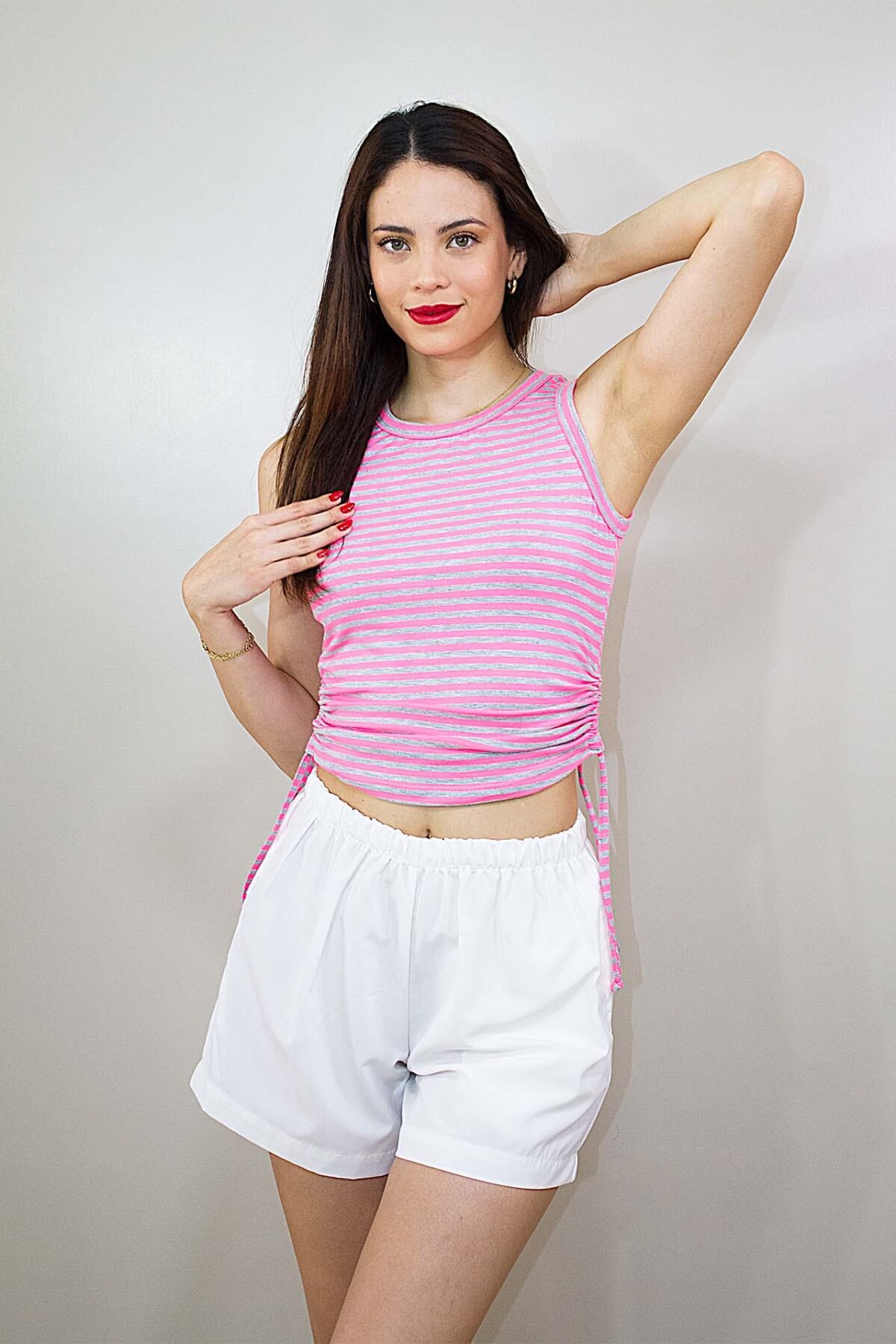 Top deportivo con recogido