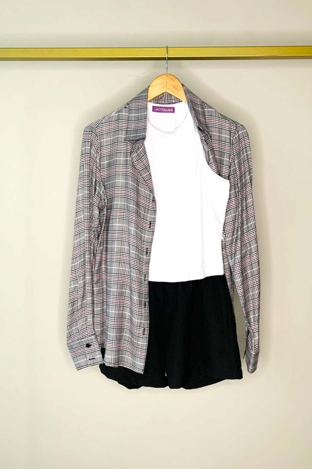 Camisa de cuadros manga larga - Imagen 6