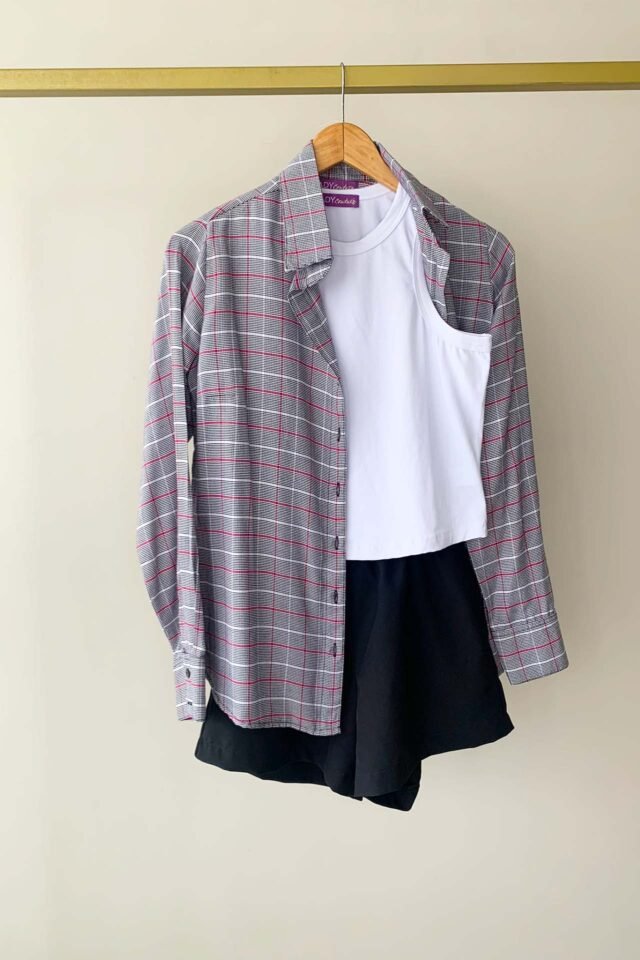 Camisa de cuadros manga larga - Imagen 5