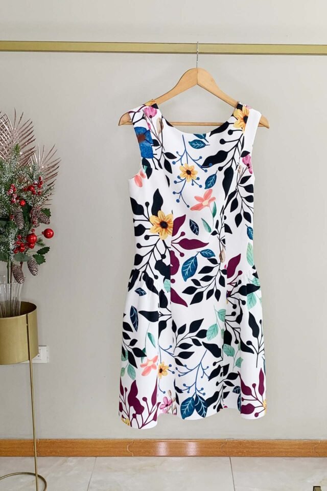 Vestido Print Burgundy - Imagen 2