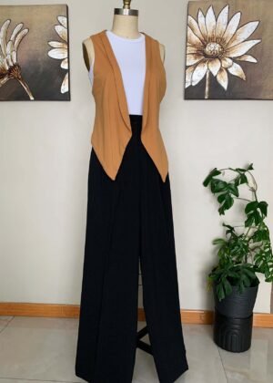 Pantalón de pinzas negro