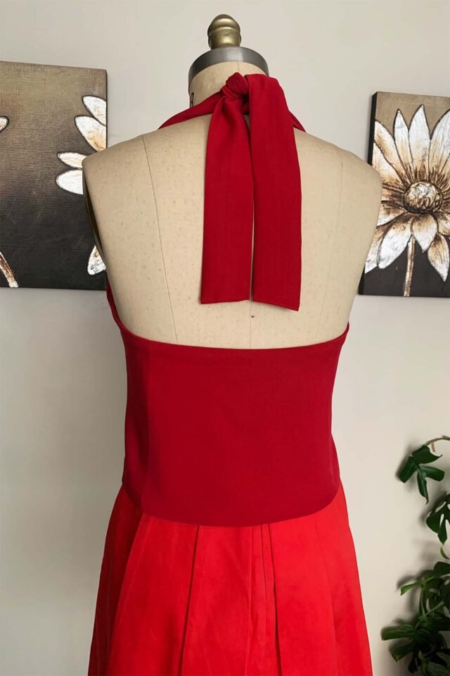 Chaleco halter rojo - Imagen 2
